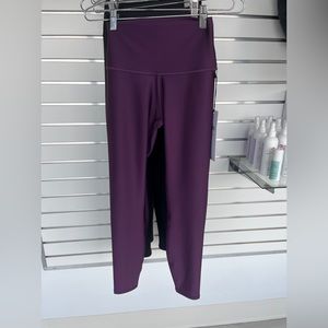 Alo, airlift 7/8 legging, dark plum